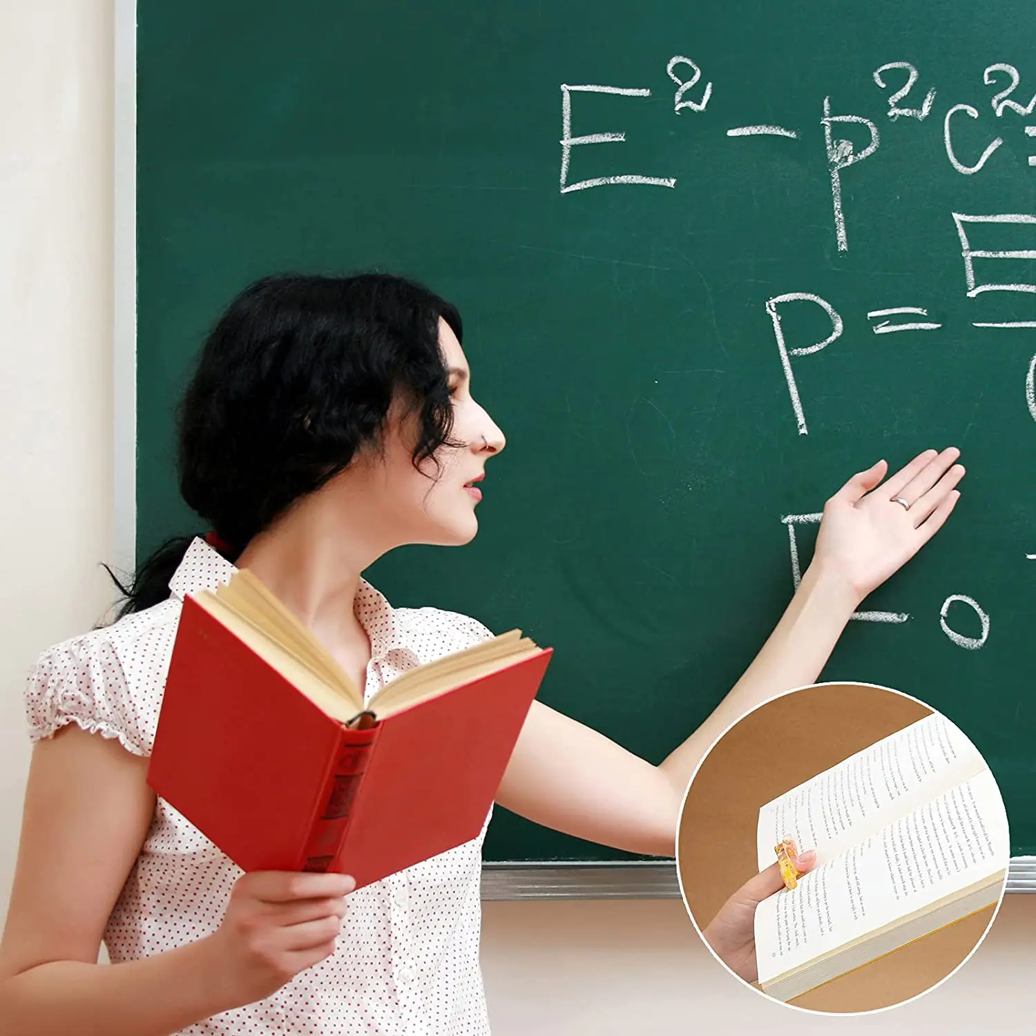 

Популярные 2 шт., держатель для книг из смолы с сушеными цветами-держатели из смолы ручной работы, легкие закладки для открывания книг (свежий стиль)