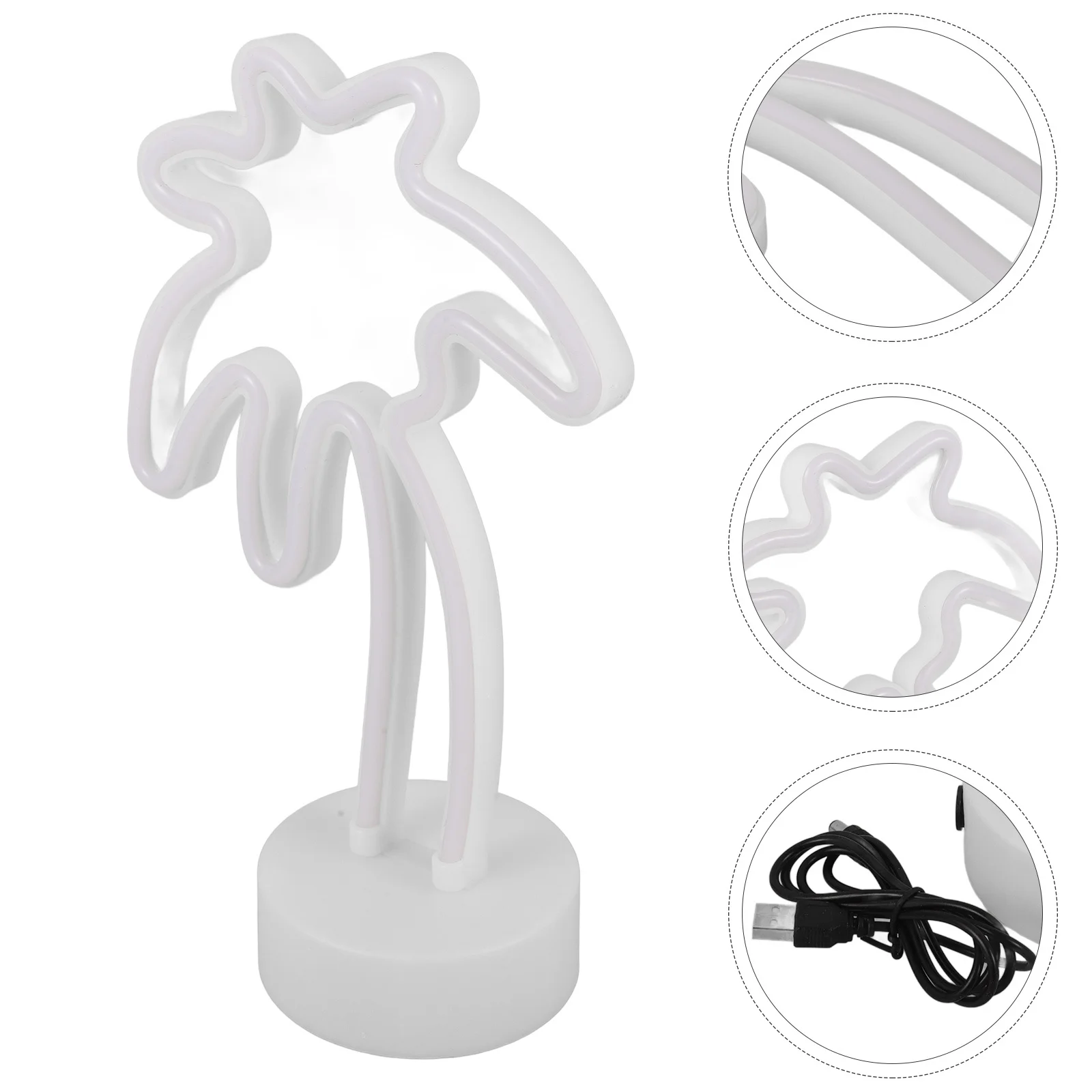 

1Pcs Luminous Neon Atmosphere Lamp Creative LED Night Light for Home Office Wall Table Decoration Warm Glow Desktop Light