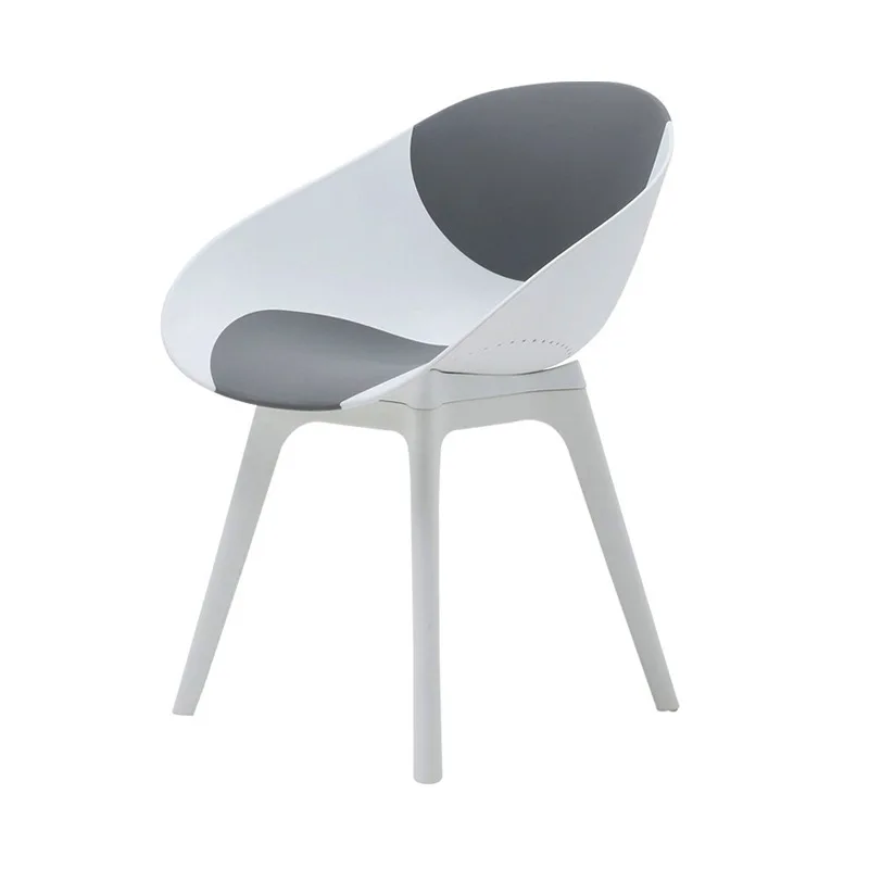 

Creative Nordic Negotiation Backrest Coffee Casual Design Fashion Tables and Chairs, Guests Plastic Chairs