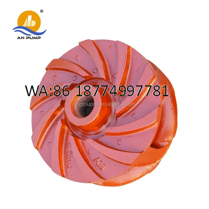 custom 100 Percent Interchangeable Slurry Pump Parts Impellers Heavy Duty Industrial Mining Centrifugal for Slurry Pump