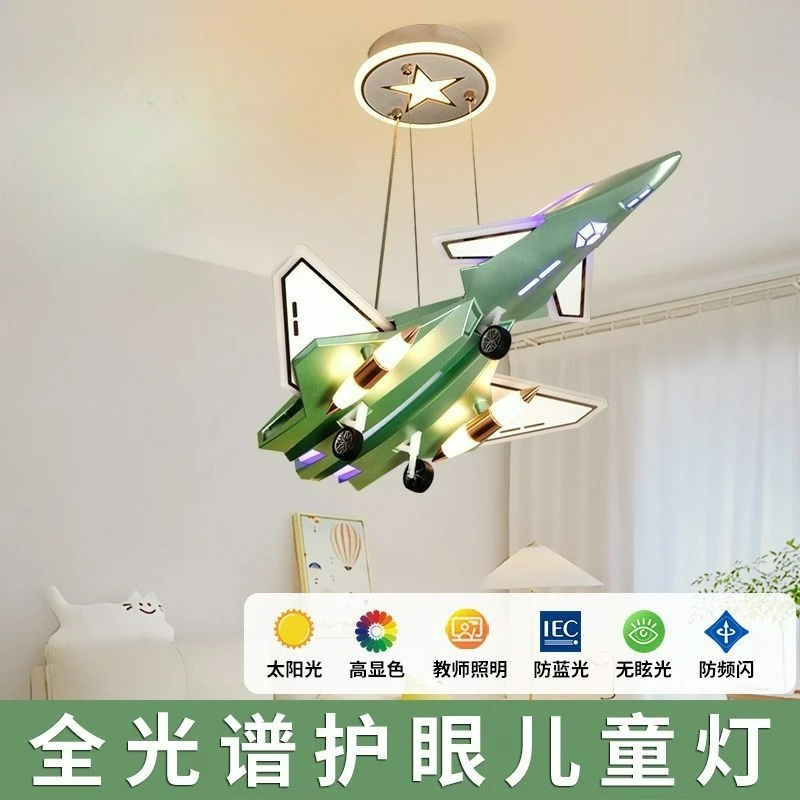

Modern Airplane LED Pendant Light New Suitable for Children's Bedrooms and Daycare Chandelier Home Decoration Lighting Fixtures