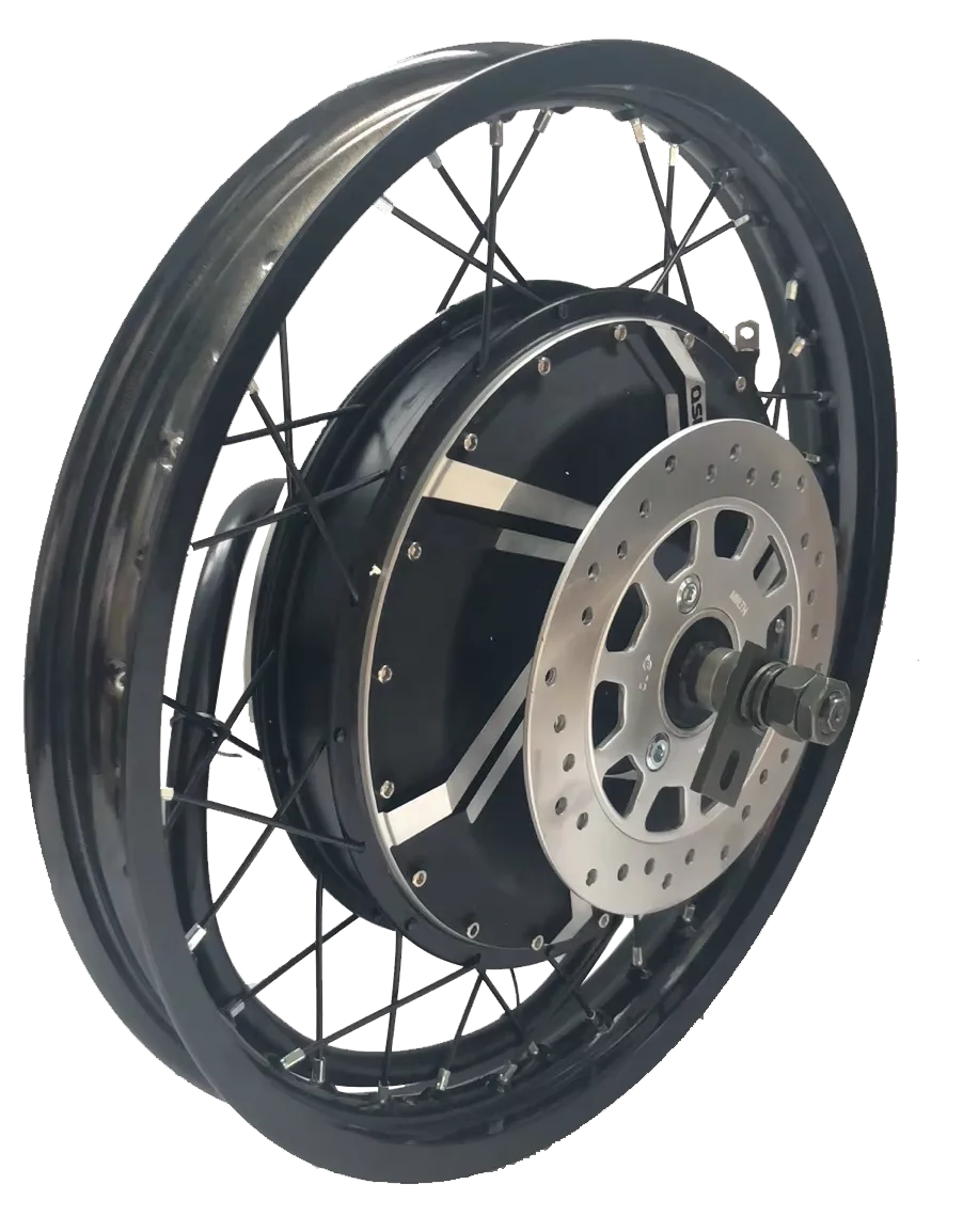 

QS Motor 273 Model Spoke Wheel Hub Motor (45H) 5000W for Electric Motorcycle V2 Type, Rim Can Be Optional