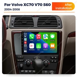MEKEDE For Volvo XC70 V70 S60 2000-2009 9inch Intelligent Car auto System Radio Multimedia Player GPS Carplay Stereo Head Unit