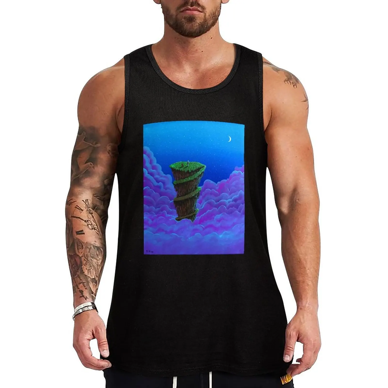

Clear View Tank Top anime gym Gym wear sleeveless vest men bodybuilding for men