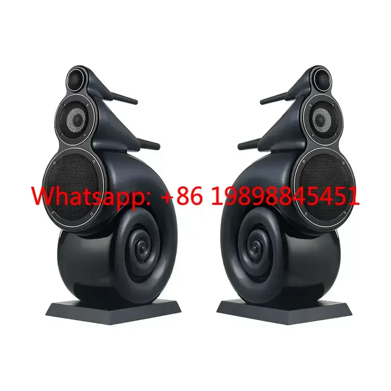 5 Inch Three-Way Active Wood Bookshelf Speaker HiFi Desktop Computer Audio Speaker 30-50W
