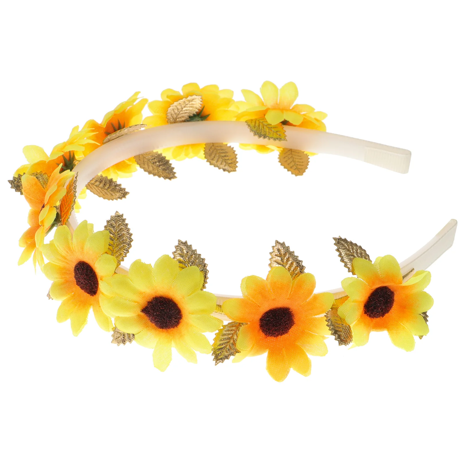 

Cartoon Hair Band Sunflower Headpiece Stylish Hair Decor Women Hoop Birthday Party Photo Prop Festival Headdress Kids