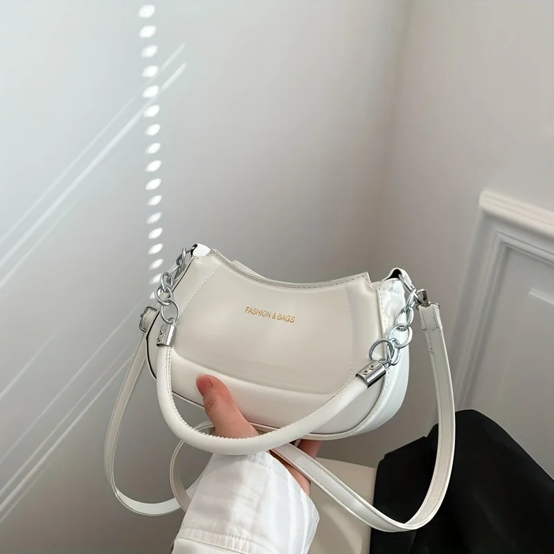 

Модная сумка через плечо, модная сумка через плечо в форме полумесяца, женская повседневная сумка и кошелек