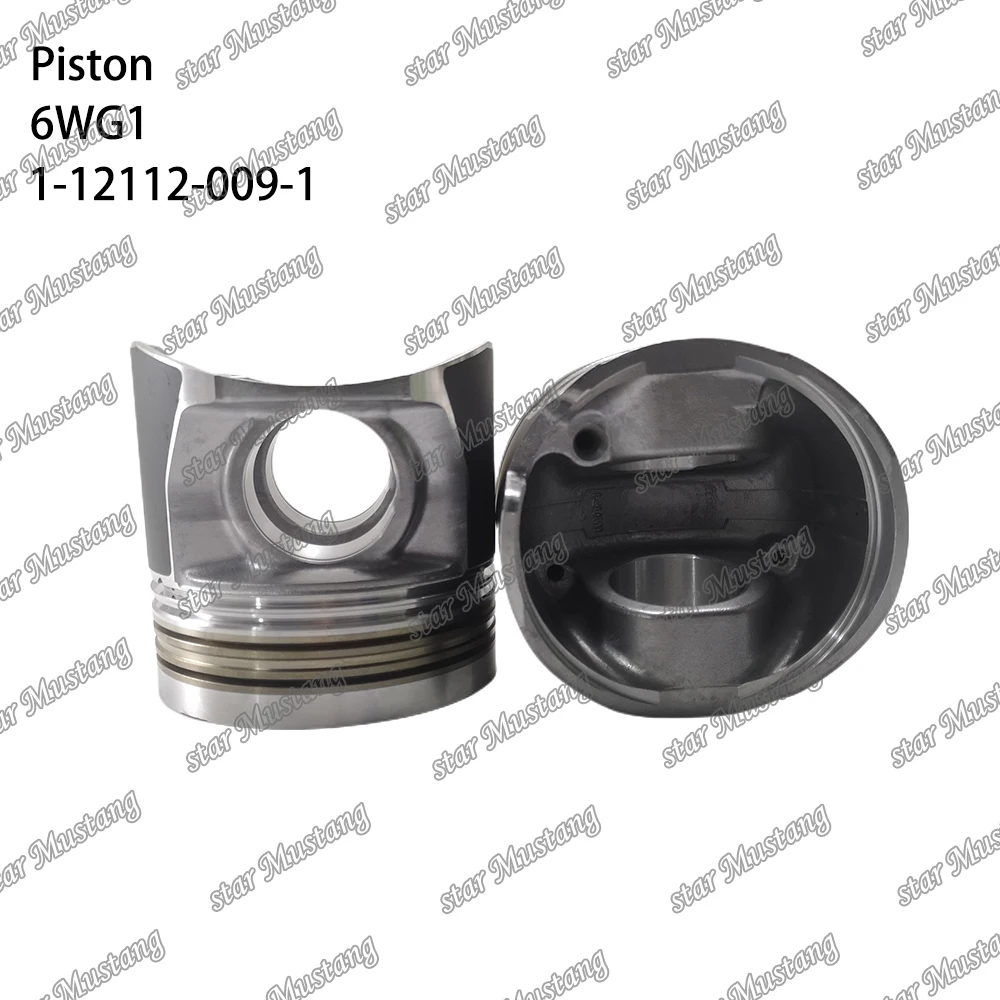 6WG1 Piston 1-12112-009-1 1-12111-937-0 Suitable For Isuzu Engine Parts