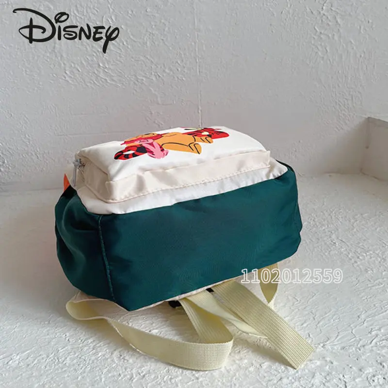 Disney Winnie Bear-mochila de lujo para niños y niñas, morral escolar con dibujos animados