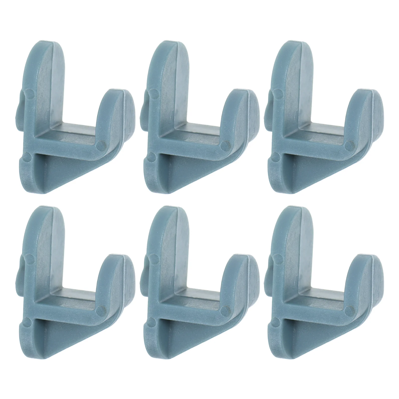 

6Pcs Freezer Shelf Hook Clips Multipurpose Plastic Replacement Brackets Commercial Refrigerator Shelf Supports Hardware