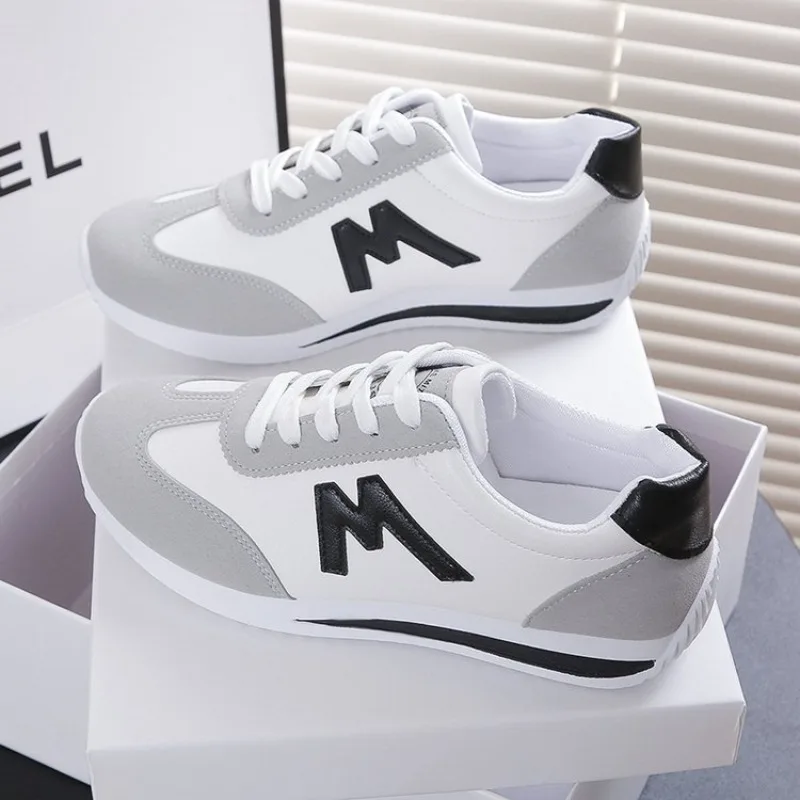 2024 Women Causal Shoes Pring Brand Spring Designer Wedges White Sneakers Platform Tenis Feminino Trainers  Female Walking