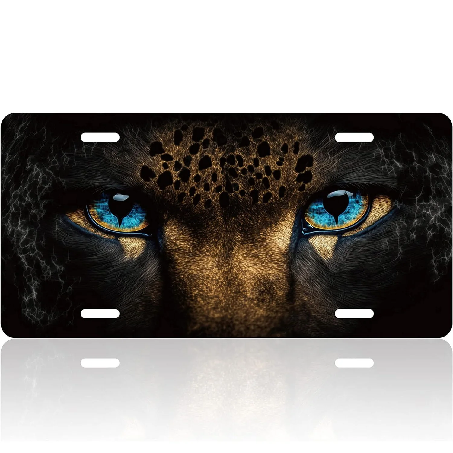 Animal Eyes License Plates for Wall Decoration Metal Tin Signs Vintage Tags Metal Automotive Signs For Cafe Bar Club Garage Pubs