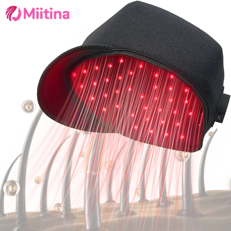 

Red Light Therapy Cap New Laser 660nm 880nm Red Near Infrared Hair Regrowth Hat Hair Loss Regrowth Anti Loss Hair Relax Care