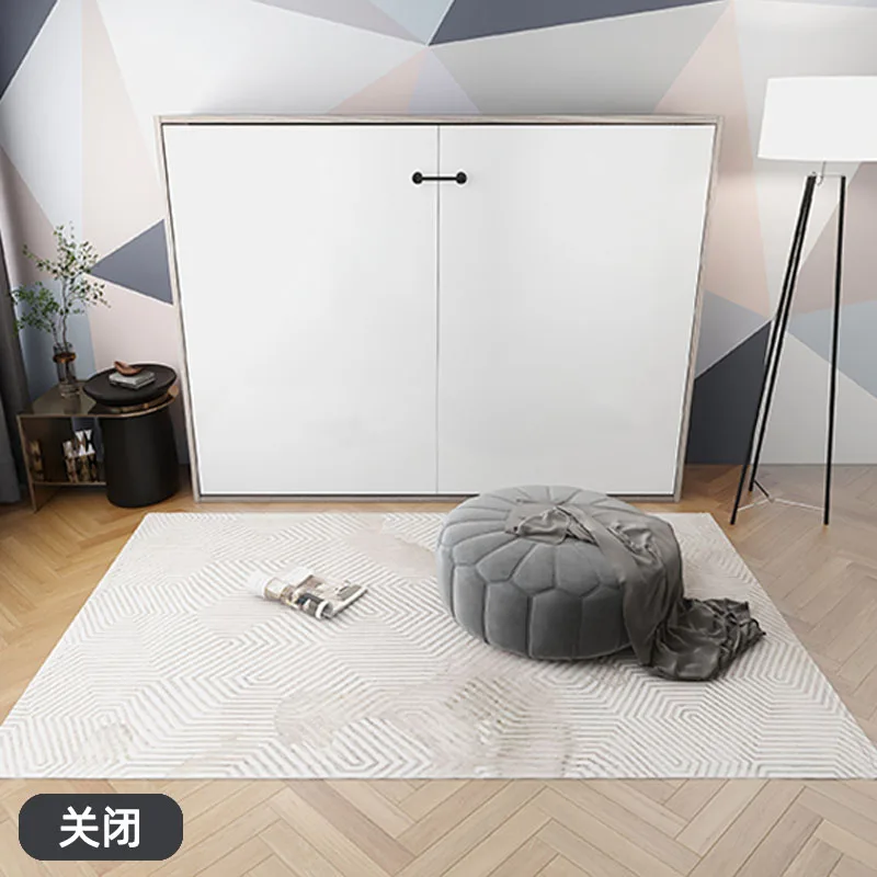 Four keel invisible bed reinforced automatic foot forward flip rollover folding bed frame flap bed multi-functional hardware acc