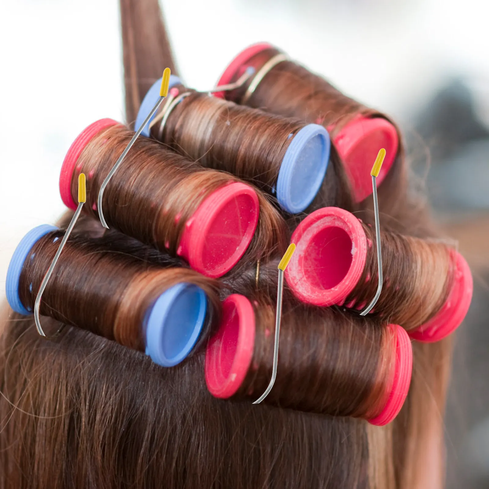 

16Pcs Hot Roller Clips Premium Material Comfortable Touch Long Lasting Hair Styling Tool for Beautiful Curls Hot Roller Clips