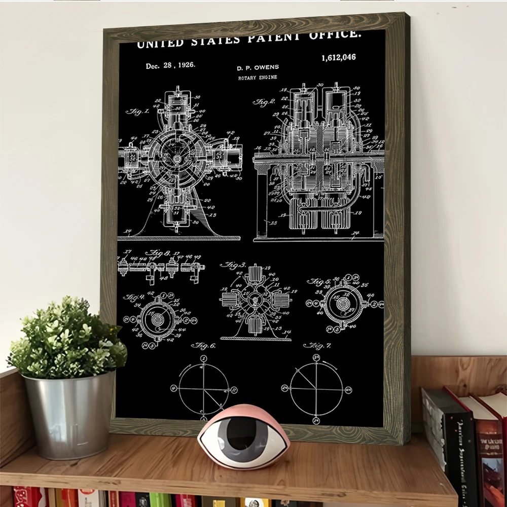 محرك دوار براءات الاختراع الطباعة المشارك تخصيص صور الرسم على لوحات القماش الجدارية هدية للحمام ديكور غرفة الديكور المنزل #4