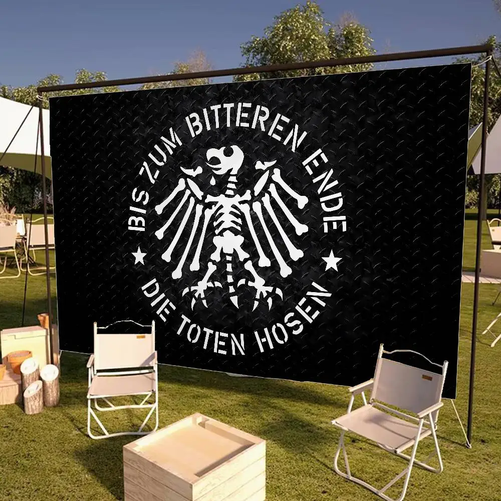 Die Toten Hosens Rock BAND High End Quality Banner Printing Artistic Atmosphere Style Camping Flag