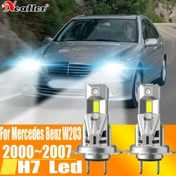 2pcs High Power H7 Led Headlight Canbus No Error Car Bulb White Light Moto Diode Lamp 12v 55w For Mercedes Benz W203 2000~2007