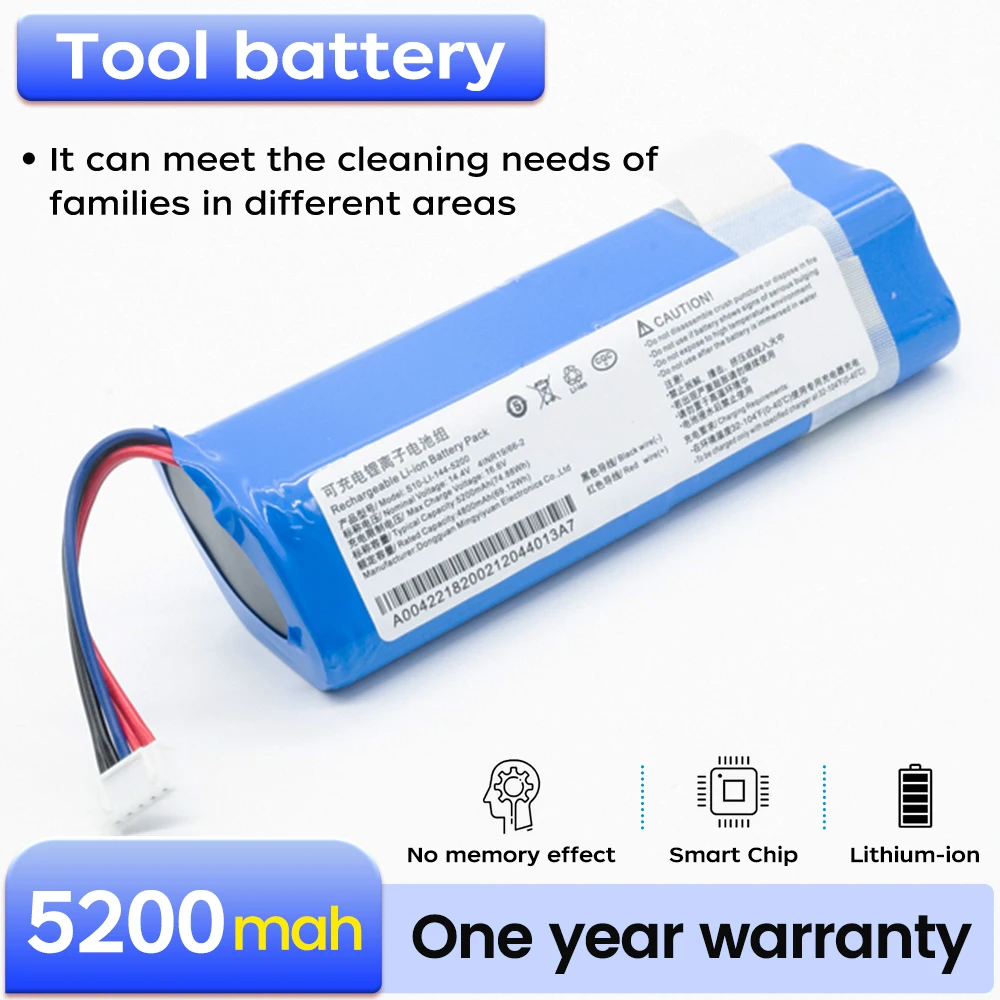 

SD-COVOS floor sweeper battery S10-L1-144-5200 Battery For UONI Yuri sweeping robot battery V980MAX V980PLUS V10 V980 PRO