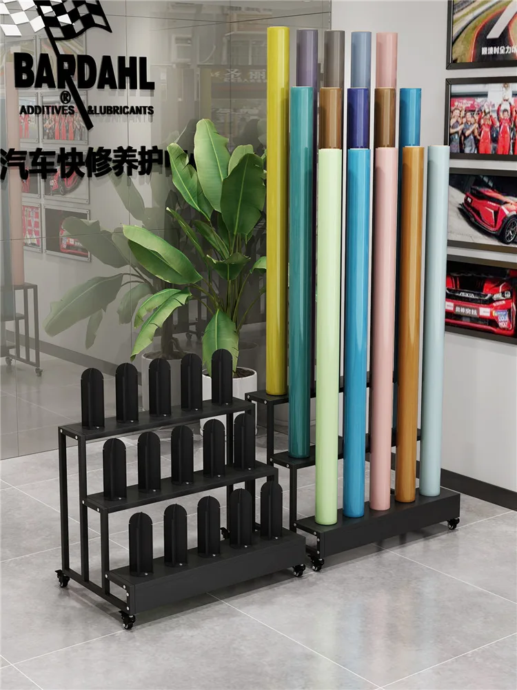 

Automobile color changing film display stand Sun film display stand Invisible car clothing shelf Heat insulation film Sample