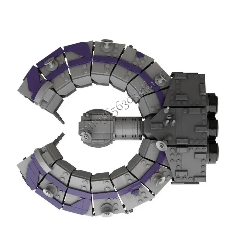 1124 قطعة MOC فئة فيلم الفضاء Lucrehulk سفينة التحكم في نموذج متوسط البناء لتقوم بها بنفسك كتلة الجمعية جمع لعبة عيد الميلاد هدية #2