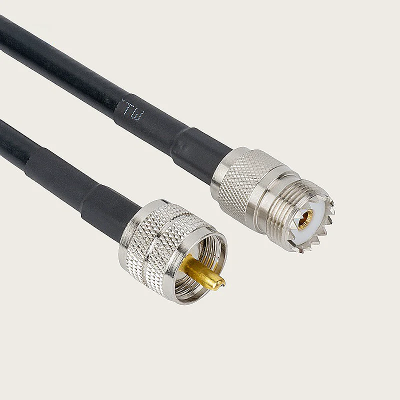 LMR400 Cable SO239 PL259 UHF Male to UHF Male Female Connector 50ohm Crimp for LMR-400 Pigtail Antenna