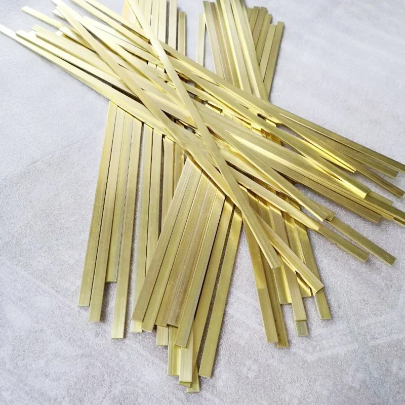 1Pc Length 100mm H59 Brass Flat Bar Row Strip Block Metal Plates CNC Material Thickness 3/4/5/6/8/10/12/15/20/25/30/35mm