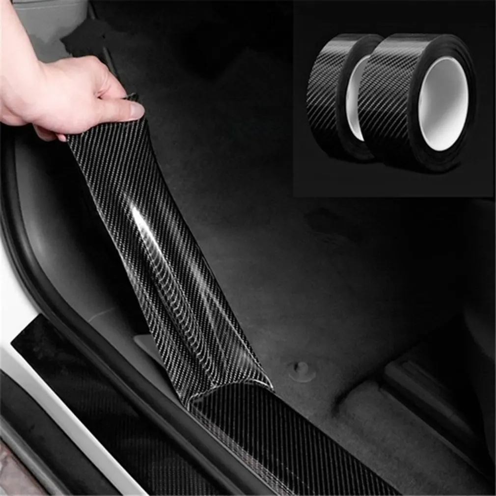 3D Carbon Fiber Roll Car Window Auto Sticker Trim Cover Car Styling Waterproof Carbon Fiber Film Car Sticker