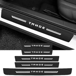 for Chevrolet TAHOE 2024 Car Door Threshold Sill Stickers Decals Anti Scratch Protective Film Trunk Bumper Guard Pedal Decor