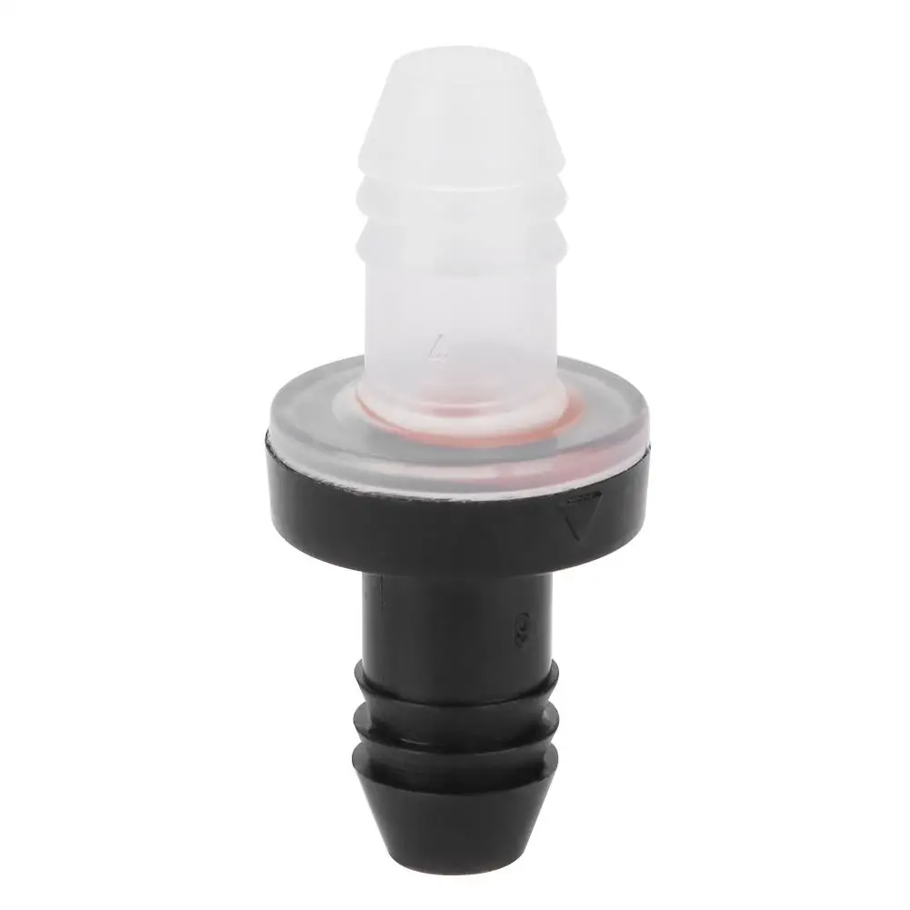 Durable One Way Inline Check Valve 3/8 Inch 10MM PP Shell Silicone Viton Sealing for Fluid Control