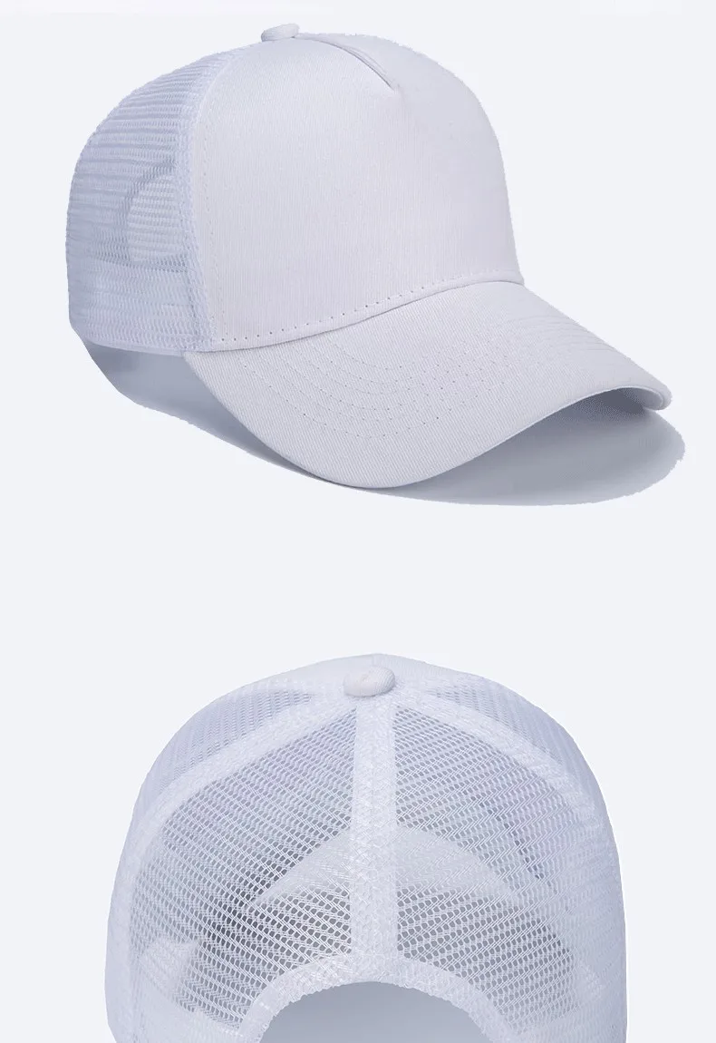 Großhandel Herren Baseballkappen Unisex Lässige Dekorative Reisehüte Erwachsene Tenniskappen Mesh-Hüte mit individuellem Logo, Stickerei und Druck – Detail 10