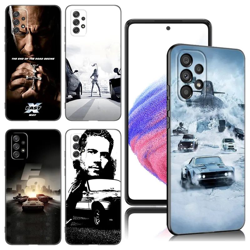 Fast And Furious Phone Case For Samsung A13 A15 A22 A24 A32 4G A33 A34 A35 A52S A53 A54 A55 A73 5G A12 A14 A23 A51 A72