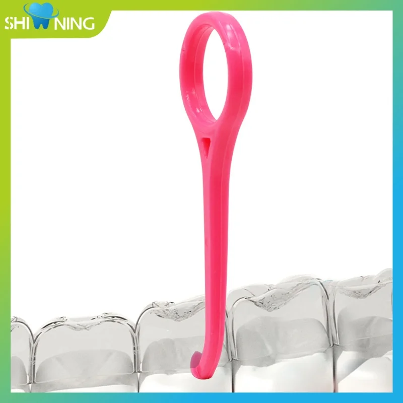 

50pcs Dental Brace Extractor Removal Tool Hook Orthodontic Aligner Remove Invisible Removable Braces Clear Aligner Oral Care