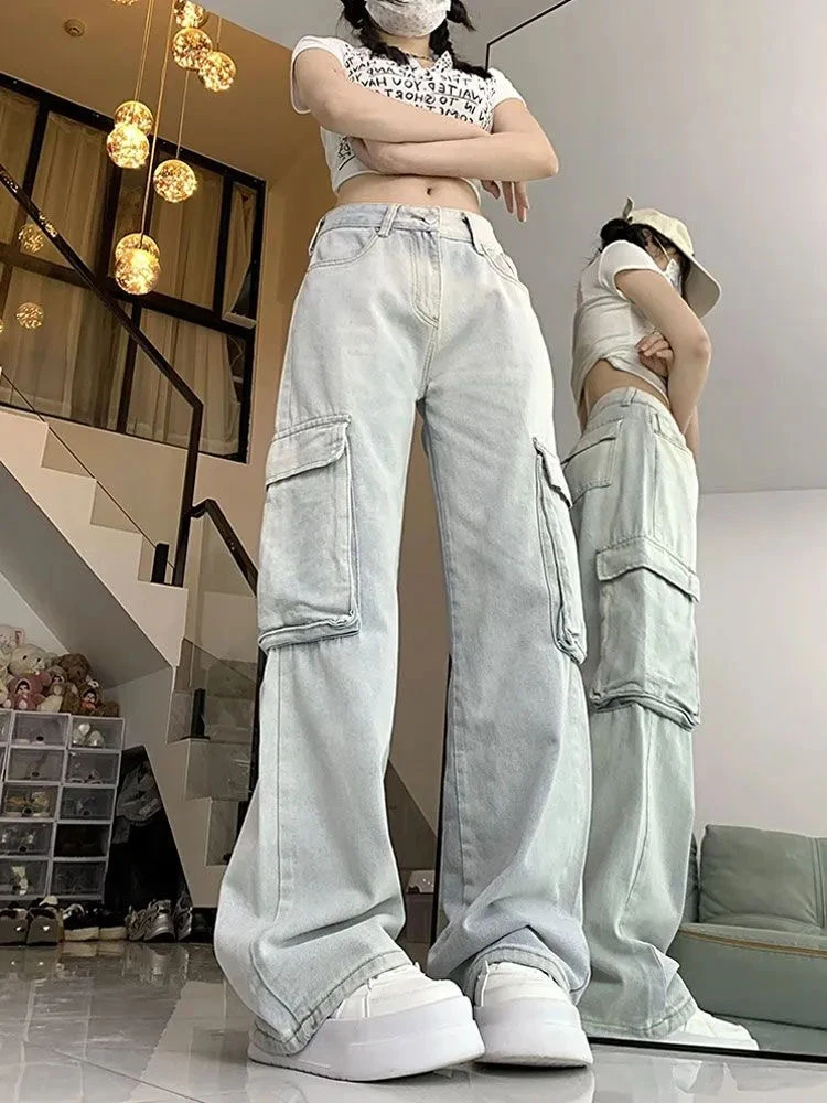 

Брюки-карго женские высококачественные четырехсезонные нейлоновые джоггеры с завязками и карманами спортивная одежда быстросохнущая эластичная одежда для поездок на работу