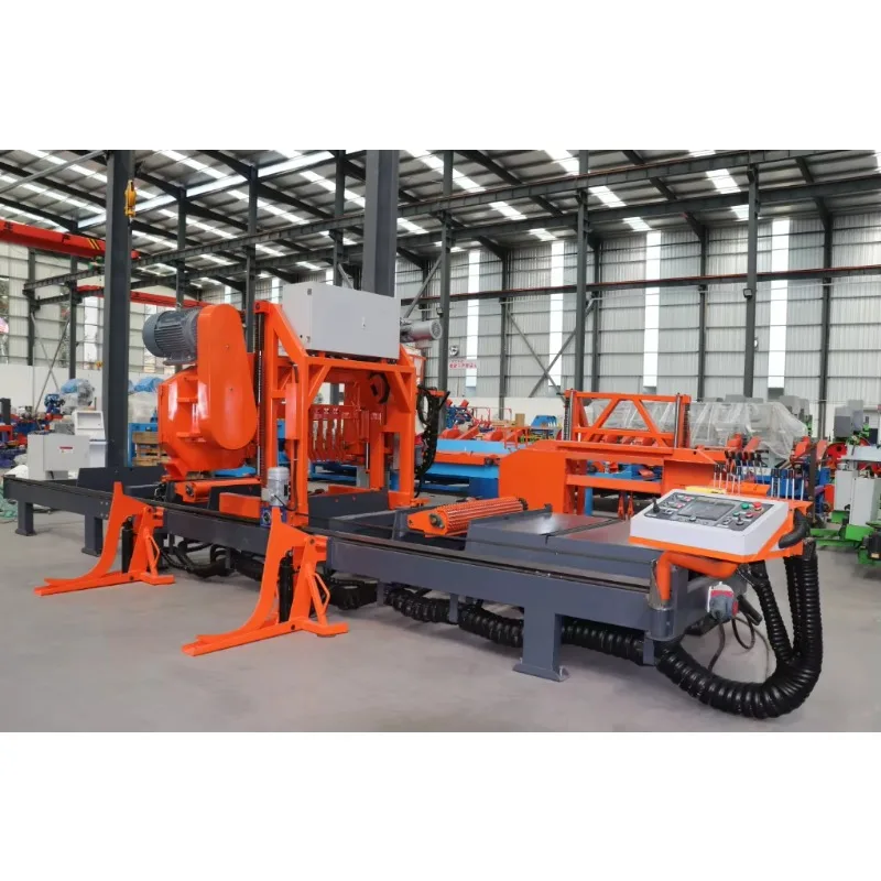 Industrial Heavy Duty Horizontal Band Saw Log Cutting Band Sawmill 1200-2500mm Width