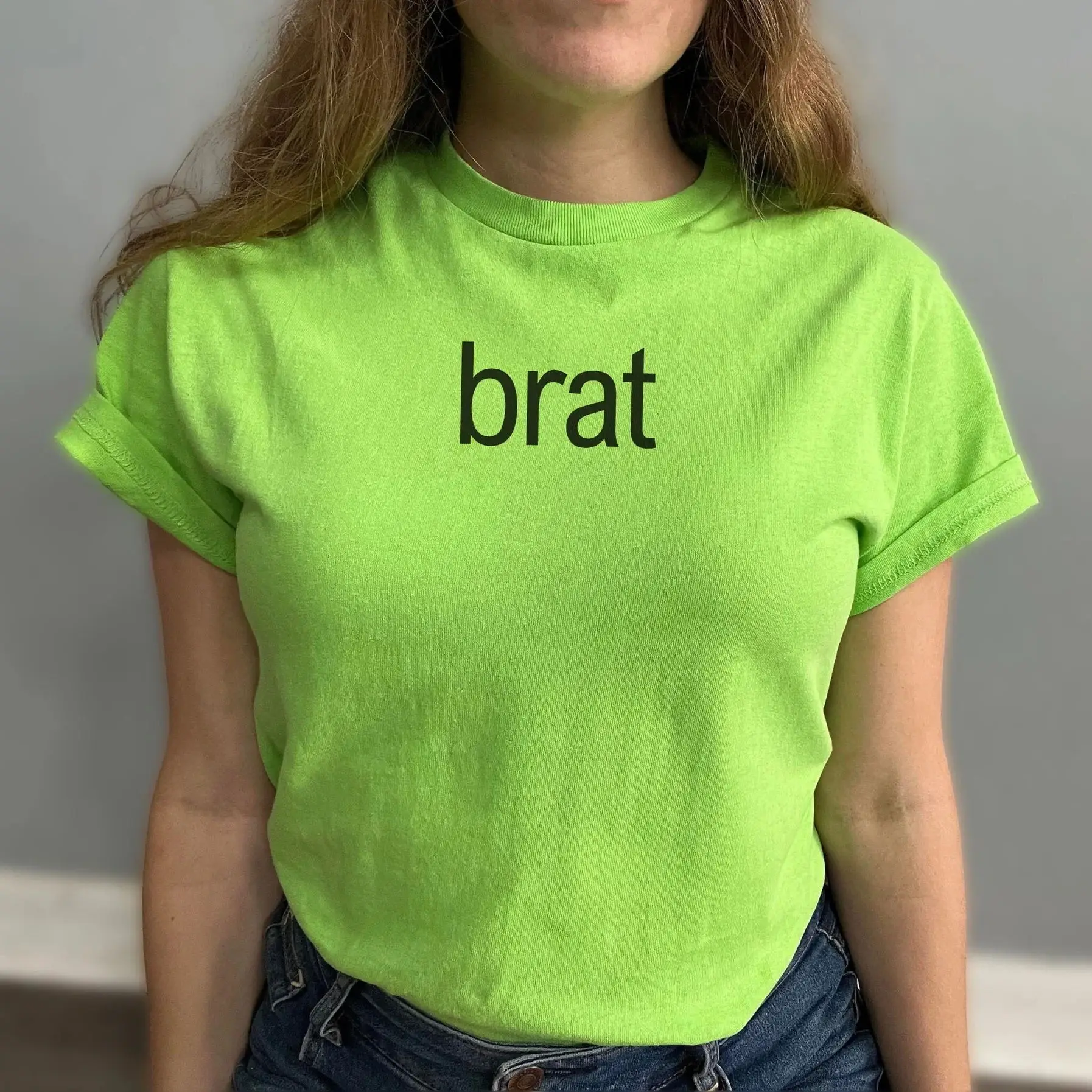 Brat Shirt Charli XCX Vintage Tee T-Shirt Rave Party Girl Music Shirt