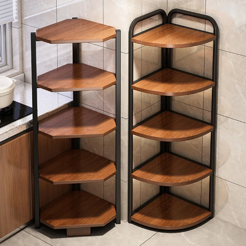 Corner cabinets, floor-to-ceiling corner storage shelves, living room corner storage racks, triangular bookshelves, bedroom