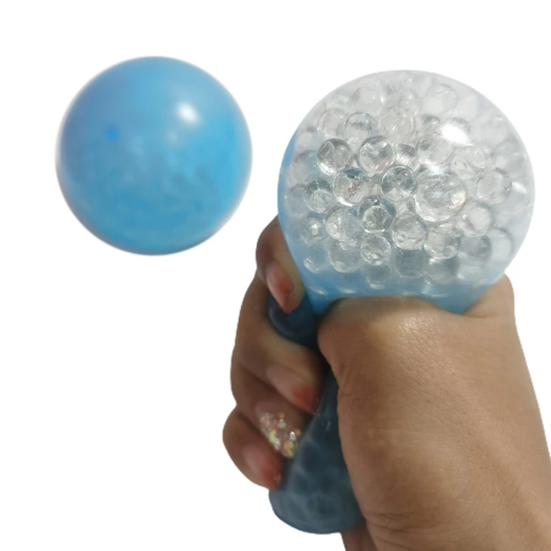 Juguete ventilación bola para niños y adultos, bola adhesiva interactiva, juguete mano colorido, bola para apretar para