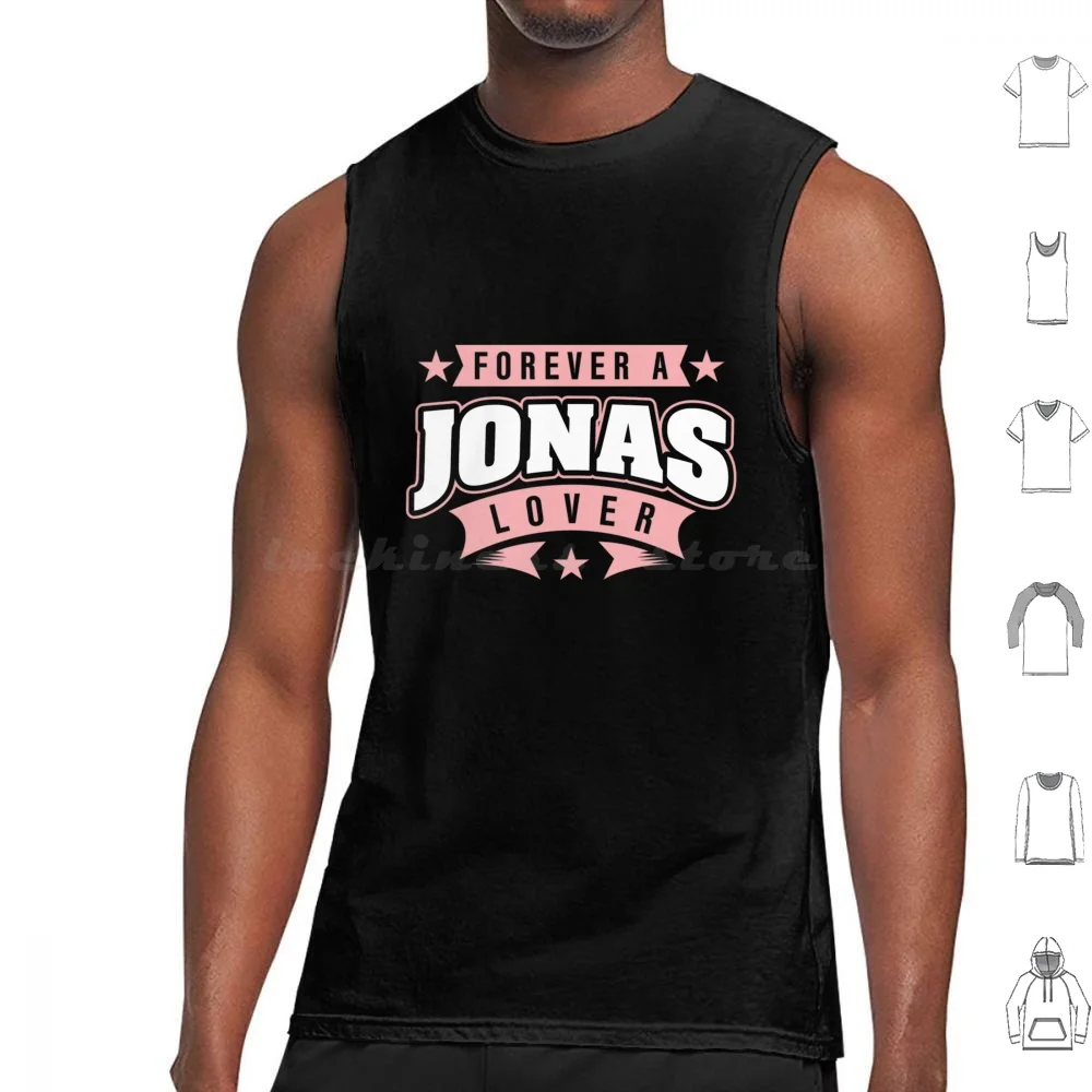 Jonas Lover Tank Tops Print Cotton Joe Jonas Nick Jonas Kevin Jonas Happiness Begins Nick Joe Kevin Jo Bros Jobros