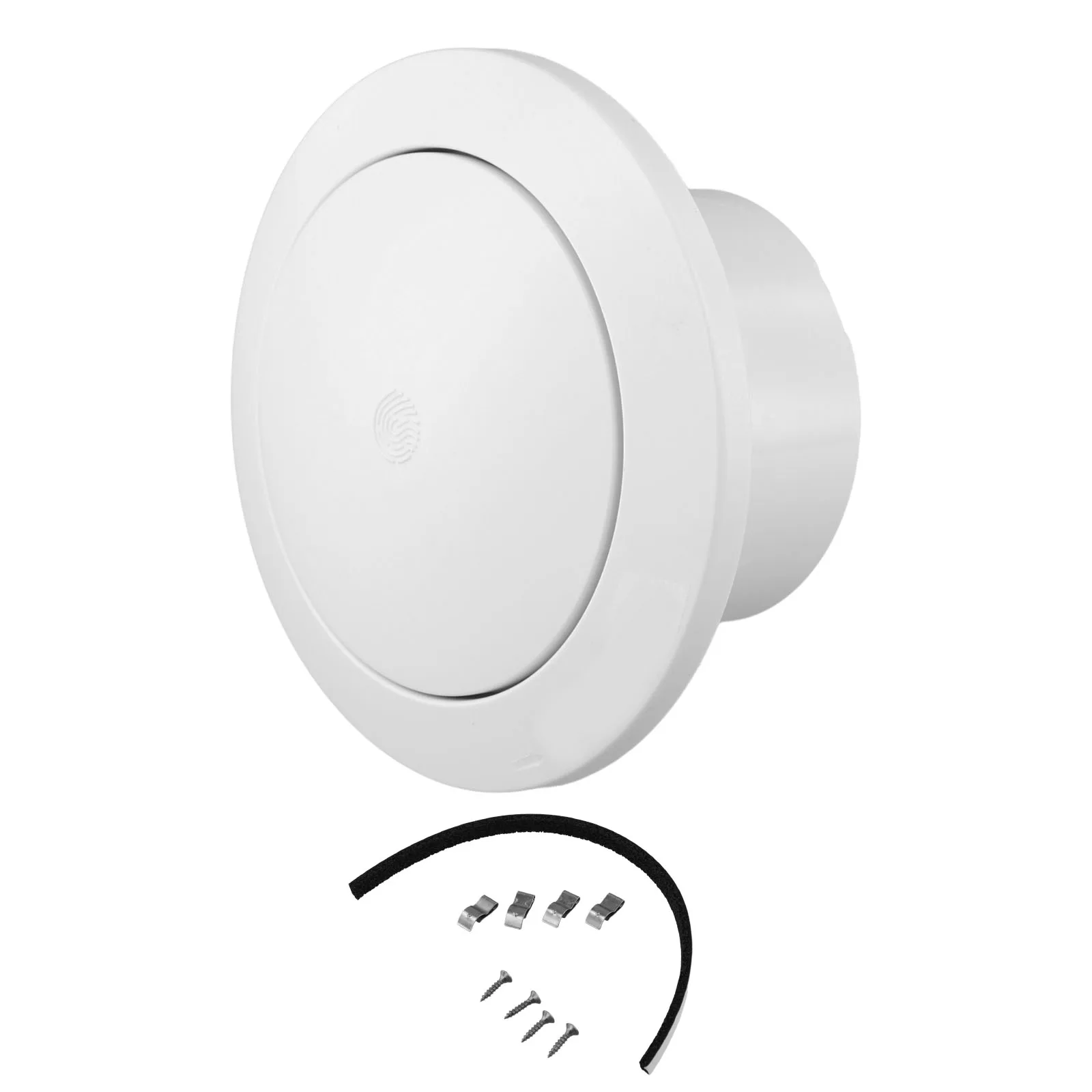 1pc 75-150mm Round Air Vent Extract Valve Grille Exhaust Hood ABS Air Vent Extract Valve Grille Ducting Ventilation Cover