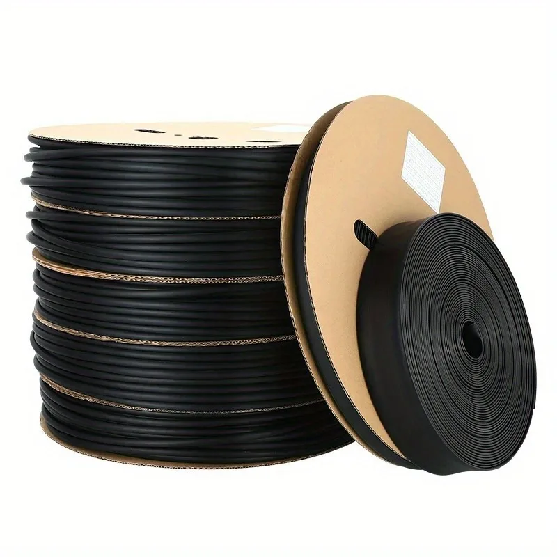 Tubo termorestringente da 5 m 3:1 con colla Diametro interno 1,6/2,4/3,2/4,8/6,4/7,9/9,5/12,7 mm Involucro adesivo foderato