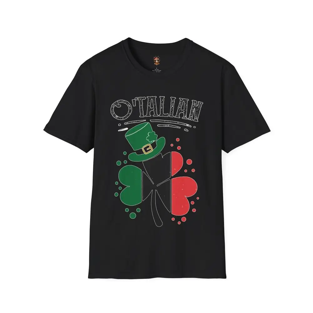 O'Talian Irish Italian St Patricks Day t-shirt st Pattys lucky clover bar crawl