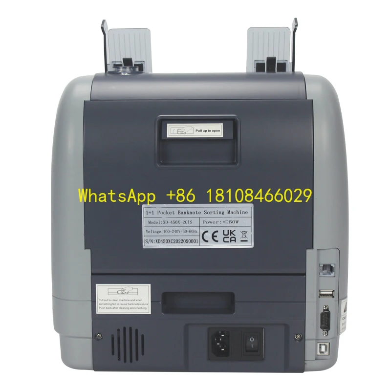 

Touch Screen Bank Use USD RON Bill Counting Banknote 450X Commercial CIS Value Money Counter Machine Multi Currency Detecting