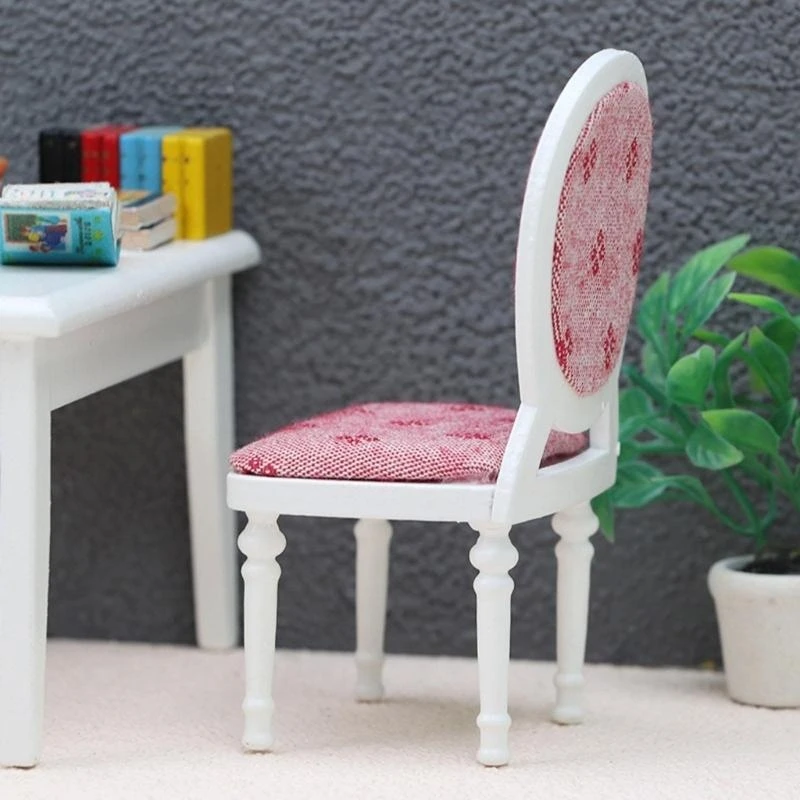 Mini chaise pour maison poupée, modèle meubles Simulation, joli meuble, 15UB
