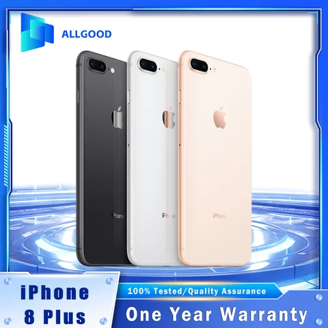 Apple iPhone 8 Plus Unlocked 5.5" Retina Screen - Dual 12MP Camera with Portrait Mode, A11 Bionic Chip, Original 4G iOS Phone