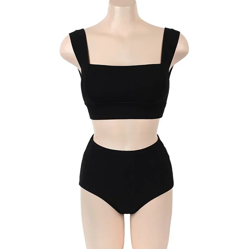 Hot Sale Of The Season Women's Bikini Swimsuit Two-Piece Set Slimming Belly Cover up Small Chest Gathered Hot Spring Bathing Sui