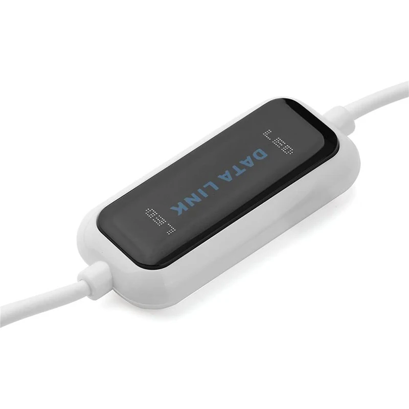 High Speed USB Pc to Pc Online Share Sync Link Net Direct Data File Transfer Bridge LED Cable Easy Copy Between Computers Laptop