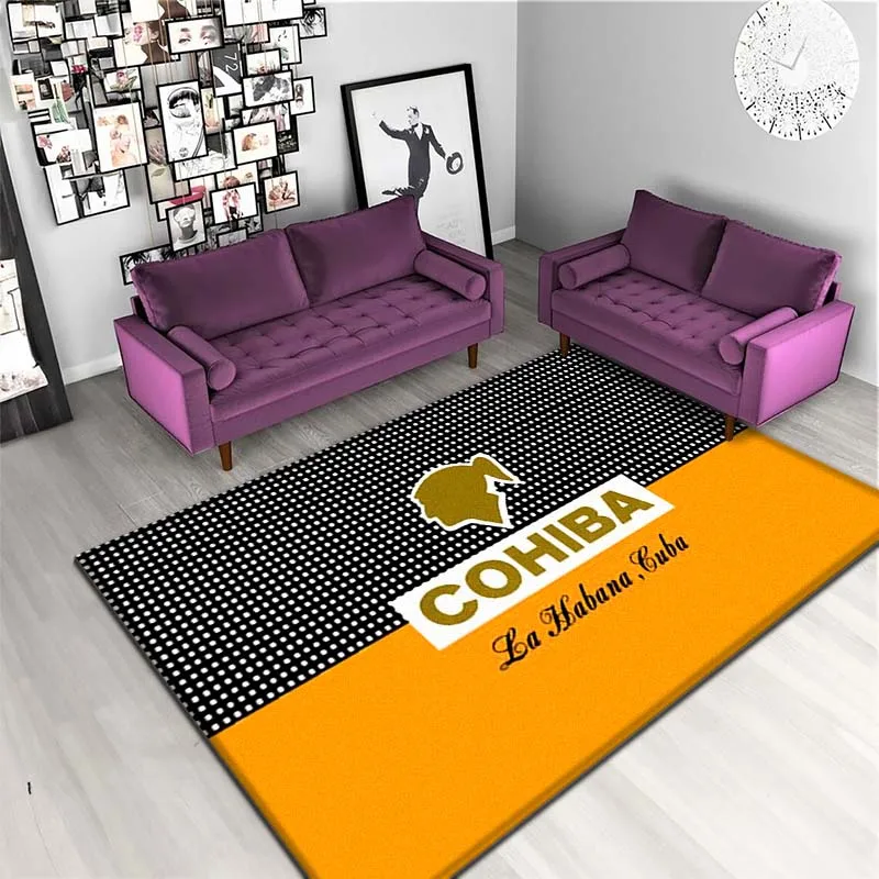 

C-Cohiba Habana Cuba Cigar Floor Mat Doormats Anti-skid Bathroom Doormats Home Kitchen Outdoor Home Rug