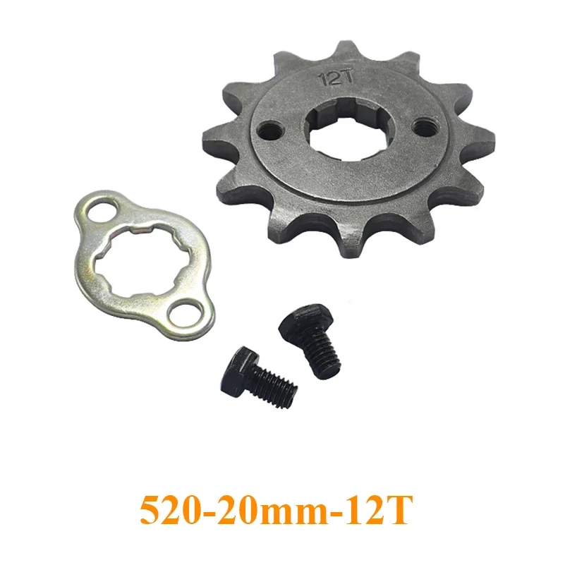 520 20mm 10T 11T 12T 13T 14T 15 16 17 18 19 20 T Front Engine Sprocket For Honda Lifan ZongShen YCF ATV Quad Dirt Pit bike Buggy