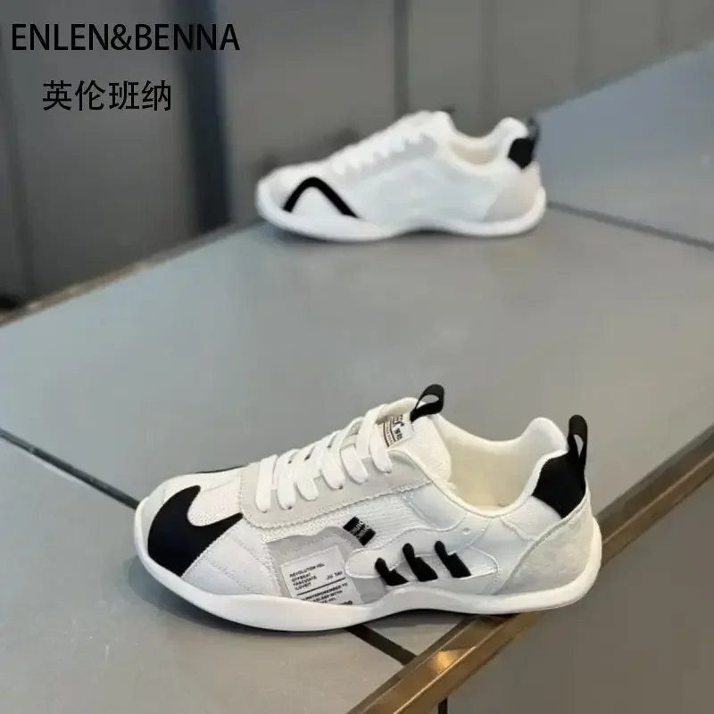 

Легкая и дышащая повседневная спортивная обувь с сеткой, модная нескользящая популярная мужская обувь высокого качества 2025 года